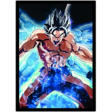 Imagem de Quadro Dragon Ball Goku Anime Desenho Com Moldura G011 - Vital Quadros