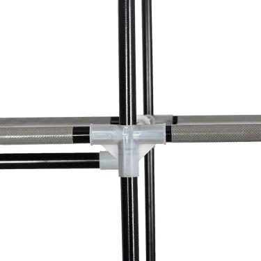 Imagem de Guarda Roupa Cabideiro Portatil Prateleiras Dobravel Armario Arara Grande Organizador Vermelho