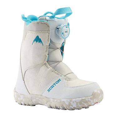 Imagem de Burton Grom BOA Botas de Snowboard para Crianças Tamanho 12C Branco