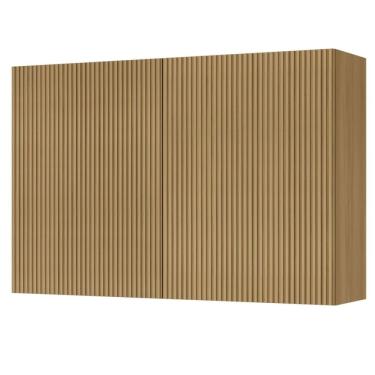 Imagem de Armário Aéreo De Cozinha 1,20m 2 Portas 100% Mdf Cléo Raissa Madeirado Nesher