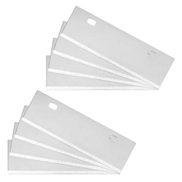 Imagem de Kit de Limpeza Grelha com 8 Lâminas de Reposição para Raspador Grelha, Lâminas Aço Inoxidável 15,1x4,4cm para Limpeza Chapas e Churrasqueiras