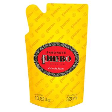Imagem de Refil Sabonete Líquido Odor de Rosas Phebo 320ml-Unissex