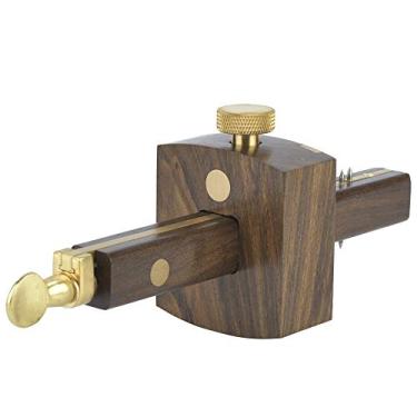 Imagem de aqxreight Raspador de Madeira de 8 Polegadas - Escriba de Carpinteiro de Madeira de ébano Com Corrediça de Latão para Marcação Precisa de Marcenaria, Ferramenta de Desenho de Linha para Projetos