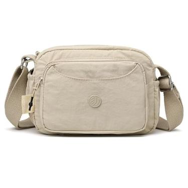 Imagem de Bolsa de ombro feminina, moderna, espaçosa, vários bolsos, bolsa tiracolo casual feminina, Verde, Bolsa tiracolo casual feminina