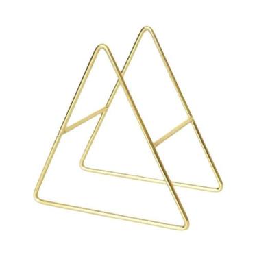 Imagem de Suporte De Ferro Dourado Para Pratos E Copos, Organizador De Cozinha Q