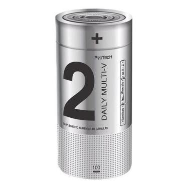 Imagem de Multivitamínico Polivitaminico Daily Multiv Protech Vitaminas E Minerais-Unissex