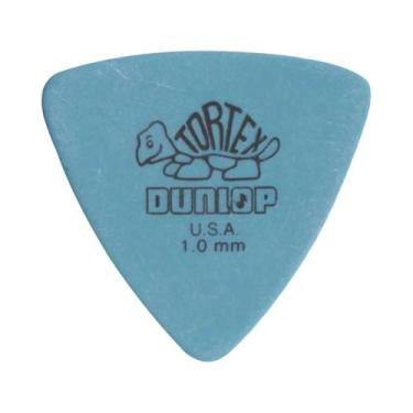 Imagem de Palhetas De Guitarra Delrin Dunlop 10 Peças Antiderrapantes Triangular
