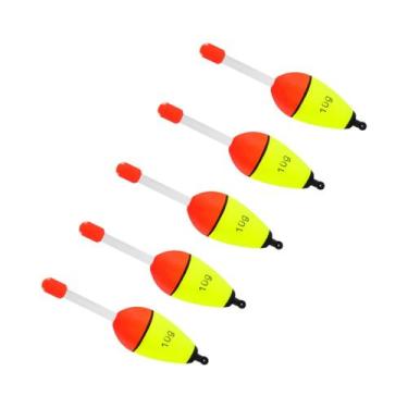 Imagem de Bóia De Pesca Noturna De Alta Visibilidade 5 Peças EVA Com Fita Dupla 