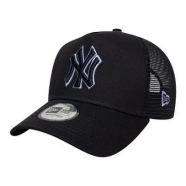 Imagem de Boné New Era 940 A-Frame New York Yankees Outline Trucker-Masculino