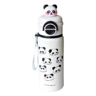 Imagem de Garrafa Termica Infantil Panda 550mL de Aço Inox - Garrafa Termica Ino