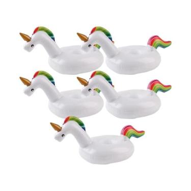 Imagem de Conjunto De Porta-Copos Infláveis Para Piscina, Bandeja Flutuante Para