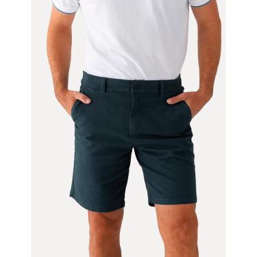 Imagem de Bermuda Aramis Masculina Sarja Chino Leather Tag Marinho-Masculino
