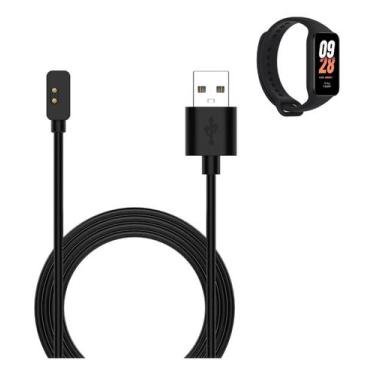 Imagem de Carregador Mi Band 8 Active Usb Cabo Magnético Smartband - Otemu