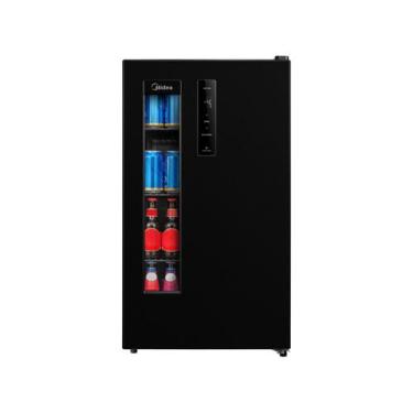 Imagem de Cervejeira Preta Frost Free 82 Litros Midea, Preto, 110V
