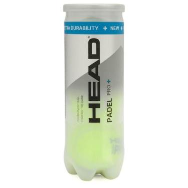 Imagem de Bola De Padel Head Pro + Tubo Com 03 Bolas