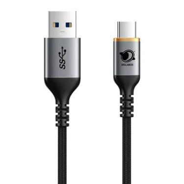 Imagem de Cabo Usb-c Para Usb-a 3 Metros Preto Discabos