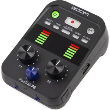 Imagem de Gravador Zoom Podtrak P2 Dual Usb Mic Para Podcasters