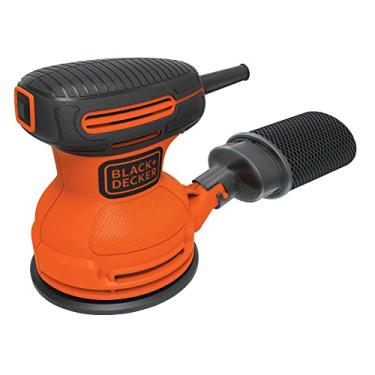 Imagem de BLACK+DECKER Lixadeira Roto Orbital 127mm, Ideal para Lixamento em Madeira e Metal, Potência 200W, Modelo BDERO100-B2, 220V