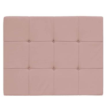 Imagem de Cabeceira Solteiro Suspensa Sleep 100 cm Suede Rosê