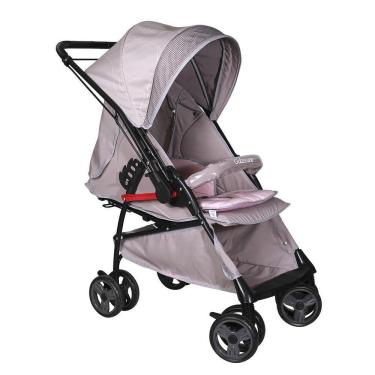 Imagem de Carrinho De Bebê Maranello - Preto Rosa - Galzerano