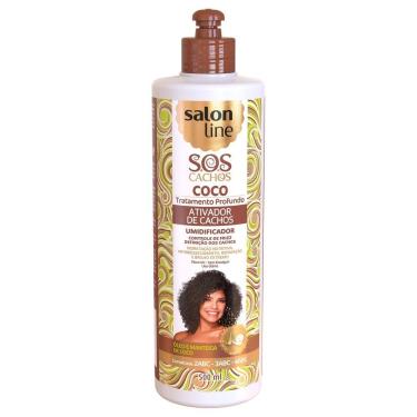 Imagem de Ativador De Cachos Sos Cachos Coco Tratamento Profundo Salon Line 500Ml