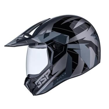 Imagem de Bieffe Capacete Fechado para Moto Enduro 3 Sport Hills Grafite/Grafite 60