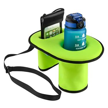 Imagem de Xxerciz Suporte flutuante de neoprene para bebidas, porta-copos flutuante para celular, garrafa hidra, copo solo, Yeti, copos, suporte de bebida na piscina para festa na piscina, diversão na água para 947 ml