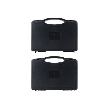 Imagem de Kit 2 Estojo Es-13 Transporte Plástico 21x29x7Cm Maleta Armazenamento Equipamentos Reag...