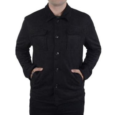 Imagem de Casaco Masculino Pellini Suede Preto - PL2290-Masculino