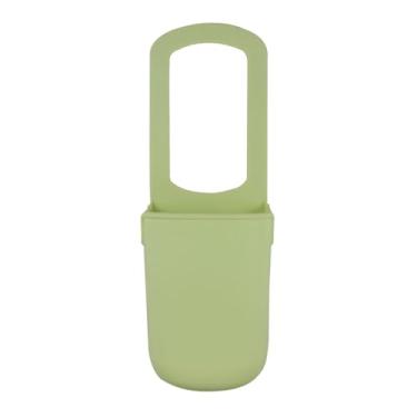 Imagem de shamjina Suporte universal de copo para carrinho, silicone, suporte multifuncional para garrafa de bicicleta, suporte para bebidas para carrinhos, amarelo verde