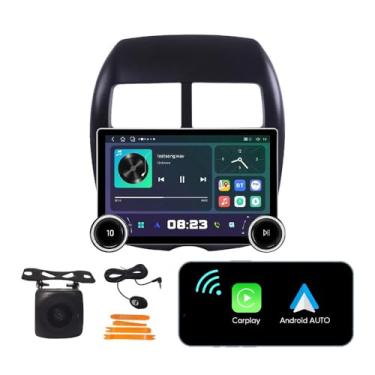 Imagem de [2G + 64G] 25.7 cm Display Knobs Carplay Android Auto Touchscreen Autoradio Estéreo Carro Navegação GPS Rádio FM Unidade Cabeça Rádio WiFi Espelho Link Multimedia Player GPS Rádio DSP Formitsubishi