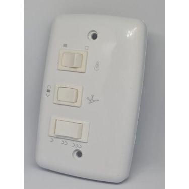 Imagem de Controle Ventilador De Teto 4x2 Com Capacitor 220v 1 Interruptor - RIM