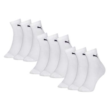 Imagem de 9 Pares De Meias Cano Médio Femininas Em Algodão Modelo Esportiva - Se