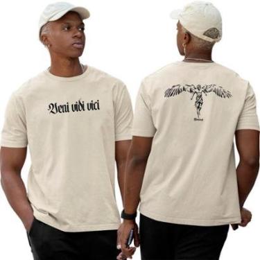 Imagem de Camiseta Basica Algodão‎ Street Veni Vidi Vici Abstract-Unissex