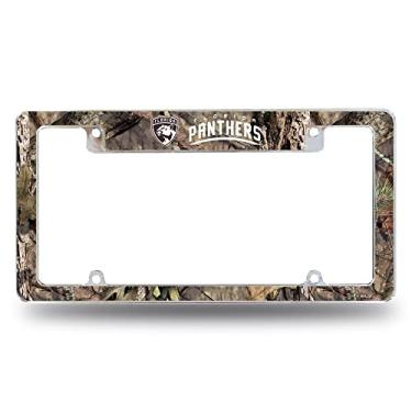 Imagem de Rico Industries Moldura de placa de carro automotiva NHL Florida Panthers Mossy Oak 30,48 cm x 15,24 cm cromada para carro/caminhão/SUV