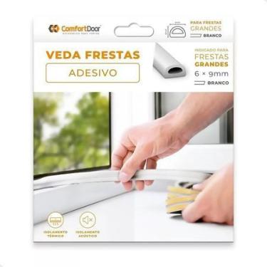 Imagem de Veda Frestas ComfortDoor 6 metros 6x9mm Porta Janela Branco - Comfort 