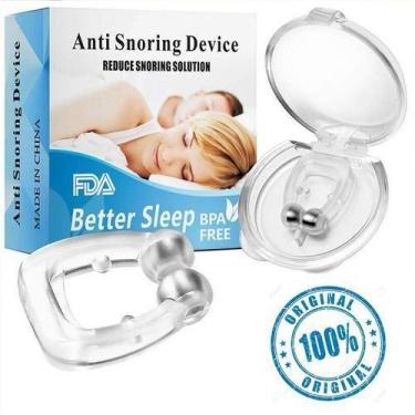 Imagem de Clipe Dilatador Nasal Magnético Anti-Ronco Apneia Durma Bem - Alinee