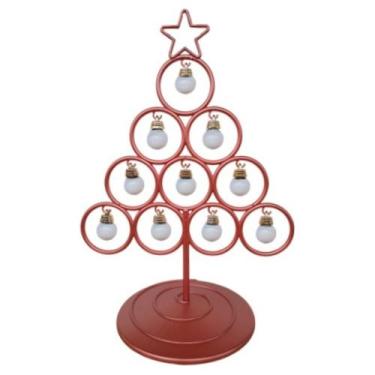 Imagem de Árvore Claus do Amor em tons de Rosê Gold de 30cm. - Brilha Natal e Wa