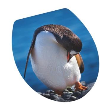 Imagem de Generic Adesivo para tampa de assento de vaso sanitário, adesivo para vaso sanitário, acessórios para vaso sanitário, decalques para tampa de vaso sanitário, Style a