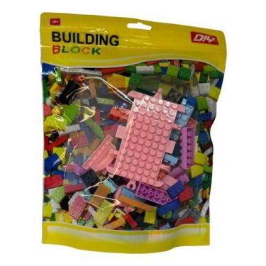 Imagem de Kit Blocos De Montar 120 Peças Coloridas Com Acessórios - dute toys