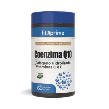 Imagem de Coenzima Q10 Com Colágeno Hidrolisado Vitaminas C E 60 Cápsulas Fitopr