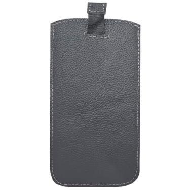 Imagem de Capa Capinha Couro Legítimo Com Puxador Para Calculadora Hp12c (Preto)