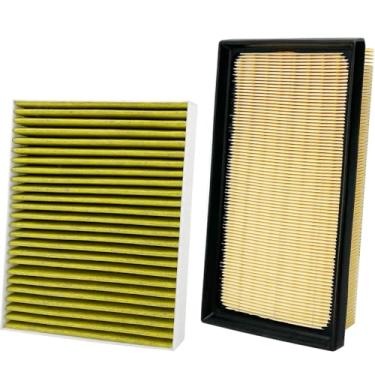 Imagem de Capume Kit de filtro de ar de motor de cabine com 2 peças serve para Camry Hybrid 2018-24, Avalon Hybrid, RAV4 Hybrid, Corolla, Highlander Hybrid, Sienna, Venza, COROLLA CROSS, ES300h, UX200, RX350h,