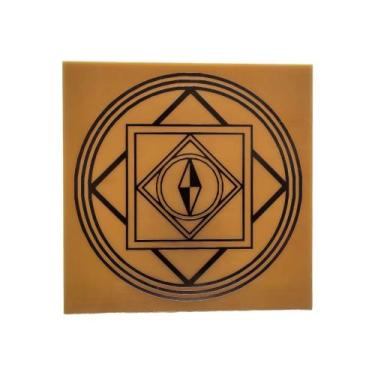 Imagem de Placa Grafico Sorte e Sucesso G 15x15cm - Radionica Radiestesia - Dhon