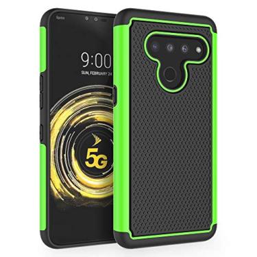 Imagem de SYONER Capa de telefone à prova de choque para LG V50 ThinQ 5G (6,4 polegadas, 2019) [verde]