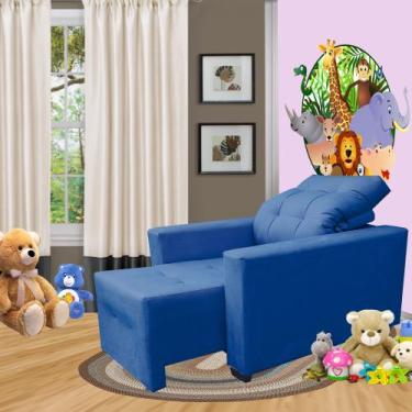 Imagem de Poltrona De Amamentação E Decoração Quarto Sala Reclinável Leticia - S