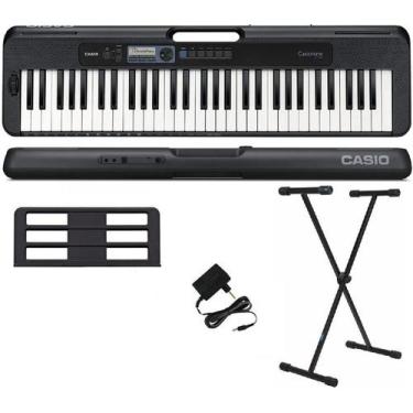 Imagem de Teclado Casio Casiotone CT-S300 61 Teclas Preto + Suporte X