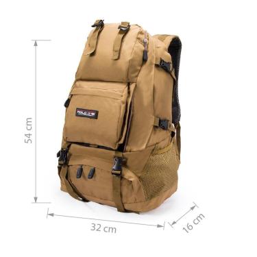 Imagem de Mochila Camping Cargueira Polo One Imperméavel Mochilão Trilha Viagem-Unissex