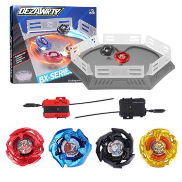 Imagem de Conjunto de batalha Gyro X Stadium DEZAWRTY com 4 tampas, 2 lançadores e arena