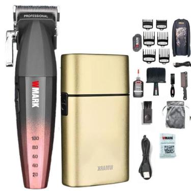 Imagem de Kit 2 Maquina Profissional Corte Ng 2038 Wmark Ng 998 Shaver, Bivolt